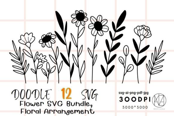 Flower SVG Bundle: Elevate Your Floral Arrangement Designs