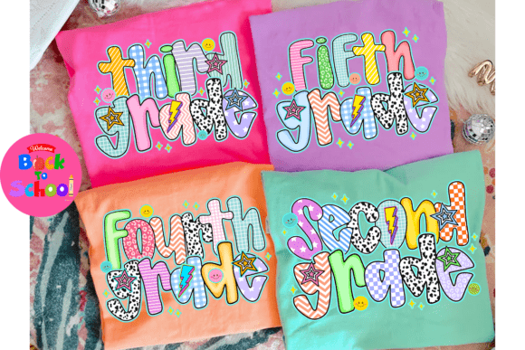 Grandmillennial Back to School Bundle: Elevate Your Designs