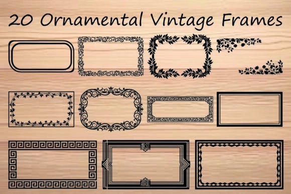 Ornamental Vintage Frames Bundle: A Designer's Toolkit