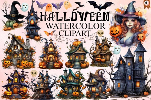 Spooky Halloween Collection Sublimation Clipart: Design Assets