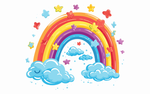Unleash Creative Potential with Rainbow Design Elements